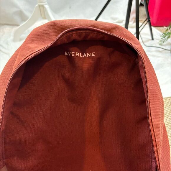 Burgundy Unisex Everlane Backpack - Picture 7 of 10